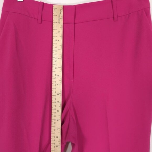 Boden Women's Pants Trousers Size US 10R Wide Leg Flare Pink Fuchsia R0139 - Picture 4 of 12